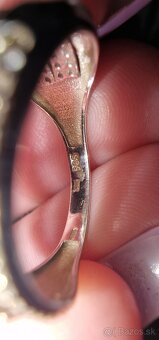 Prsteň z bieleho zlata - 3