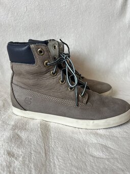 Damske kozene tenisky Timberland. Farba siva. Velkost 37. - 3