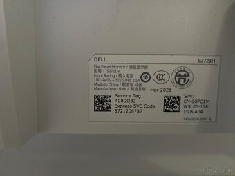 Predám Dell monitor S2721H - 3