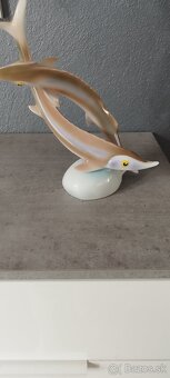 Porcelánová soška ryby - 3