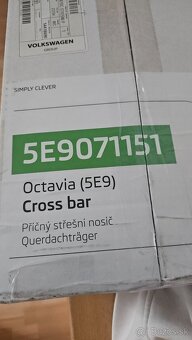 predám strešný nosič original octavia 3 - 3