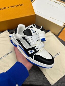 Louis Vuitton tenisky blue-white komplet balenie - 3