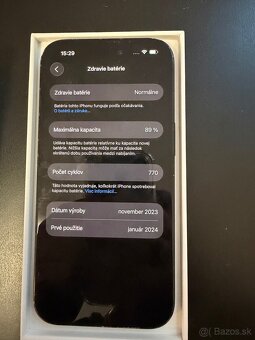 Iphone 15 128 GB Black (čierna) - 3