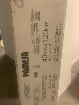 Biele obkladacky Pamesa 40x120 - 3