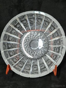 kryštálová brúsená misa priemer 20cm - 3
