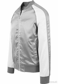 Nová štýlová strieborná bunda od URBAN CLASSICS veľkosť M - 3