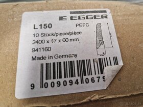Soklové lišty Egger L150, 60mm x 2400mm, 10ks - nové - 3