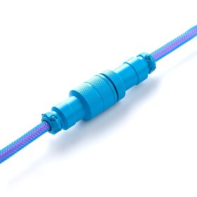 CableMod Pro Coiled Keyboard Cable / Light Blue - 3