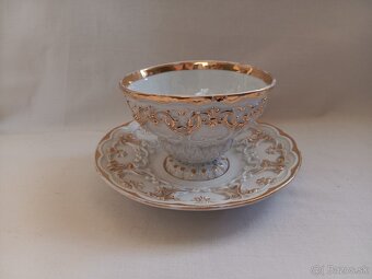 Míšeň, Meissen - starožitný porcelánový šálek - 3