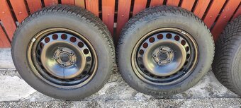 Plechové disky 5x112 R16 plus zimné pneumatiky - 3