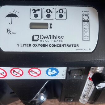 Kyslíkový koncentrátor DeVilbiss 525 KS drive - 3