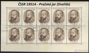 Poštové známky, filatelia: ČSSR, desaťbloky PRO - 3