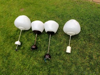 Ponúkam starý dizajnový luster biely - 3