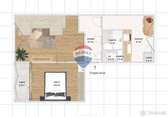 2-izbový byt s loggiou v pôvodnom stave, Mikrorajón - 3