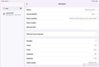 Apple iPad Pro 12.9″ s procesorom M1 (1 TB + Apple Pencil) - 3