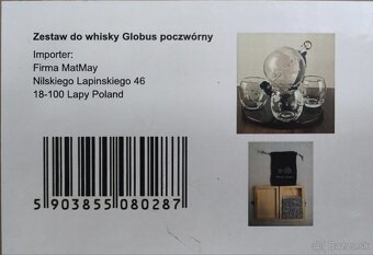 Darčeková sada na Whiskey poháre, decanter 850ML - 3