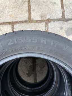 215/55 R17 Letné pneumatiky Continental 4 kusy - 3