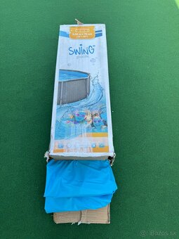 Na predaj – nový bazén Swing FRAME (hnedý ratan) - 3