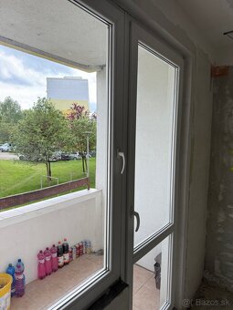 Plastové balkónové dvere + okno - 3