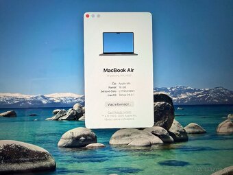 PREDAM/ VYMENIM NOVY MACBOOK AIR 15 M4 / 2 ROKY ZARUKA NA SK - 3