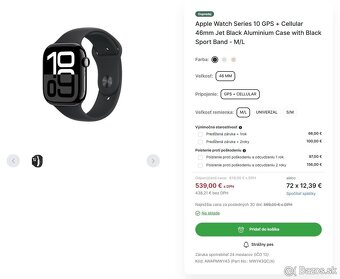 Nove Apple Watch 10 46mm Celluar - 3