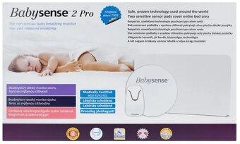 Predám monitor Babysense 2 Pro - 3