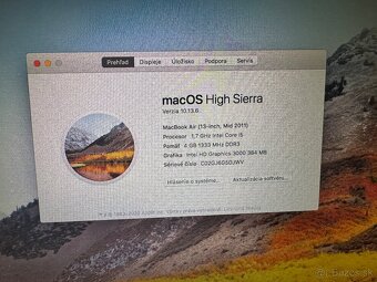 Apple MacBook Air 13”– i5, 4GB RAM, 128GB SSD - 3