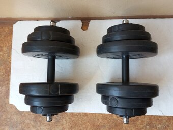 Plastové/cementové jednorúčky INSPORTLINE 2 x 19 kg - 3