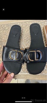 Damske slapky  na styl hermes, dior velkost 40-41 - 3