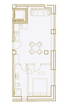 NA PREDAJ 2-izbový apartmán v rezorte JELŠE, výnos 7% - 3