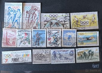 Poštové známky Československo - šport - 3