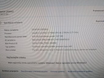 SET - Počítač HP 260 G3 DM + LCD monitor - 3