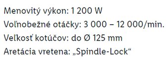 UHLOVA BRUSKA 1200W - 3