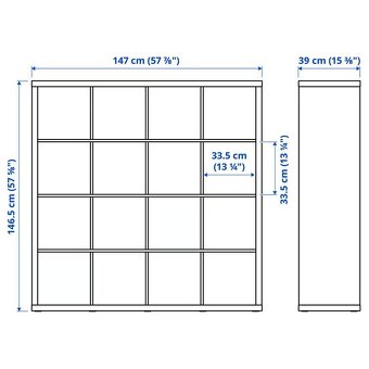 Predám IKEA Regál Kallax - 3