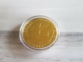 Predám mincu /medajlu/, kryptomenu, zlatej farby - 3