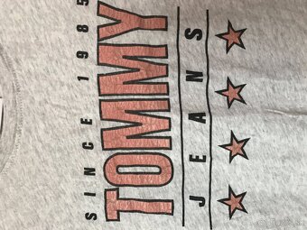 TOMMY HILFIGER originál sive damske tricko M - 3