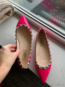 Valentino garavani 37 balerínky topanky luxusne - 3