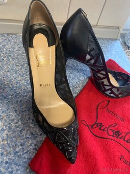 Christian Louboutin - sieťované lodičky - 3