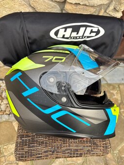 Prilba HJC RPHA 70 Vias MC2SF + interkom Cardo FreeCom 2+ - 3