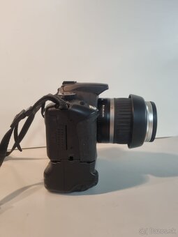 Canon EOS 350D s battery gripom, objektívom a filtrom - 3