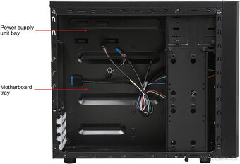 Fractal Design Core 1000 Black Micro ATX cierna / black - 3