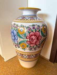 Predám modranskú keramickú vázu - 3