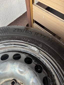 Plechové disky 5x112 R17 + pneu - 3