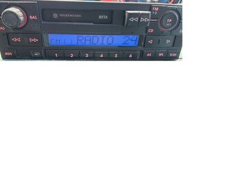 predám originál rádio vw beta1J0035152F - 3