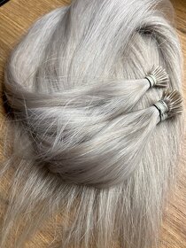 Ruské vlasy blond platina ash - 3