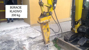 Bager zemne prace - 3,5t - 3