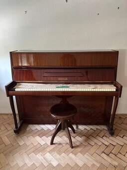 Klavír Scholze SCHOLZE - model 110, r. 1971, s dokladmi - 3