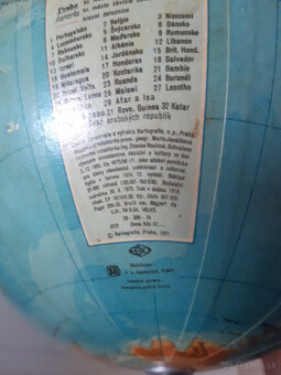 Retro globus, 1971r. - 3