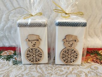 Drevený svietnik na čajovú sviečku - 3