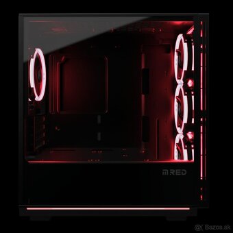 Predám PC skrinku M-RED Mini Destroyer - 3